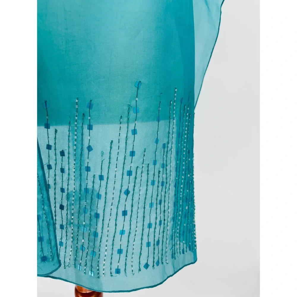 Unbranded sheer teal